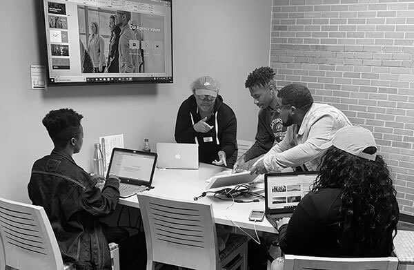 TRUST Agency students brainstroming