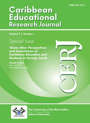 Caribbean Educational Research Journal cover